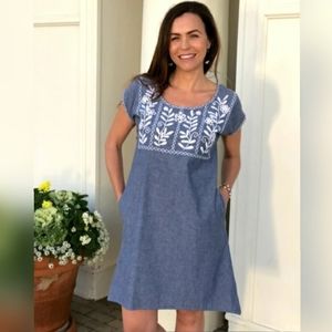 Embroidered Cotton Dress